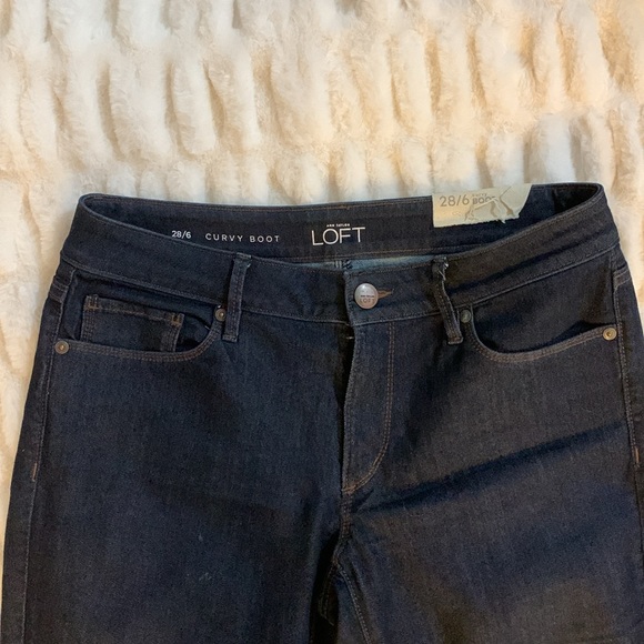 Vintage Loft Curvy Boot Cut Jeans Dark Wash - Picture 3 of 9